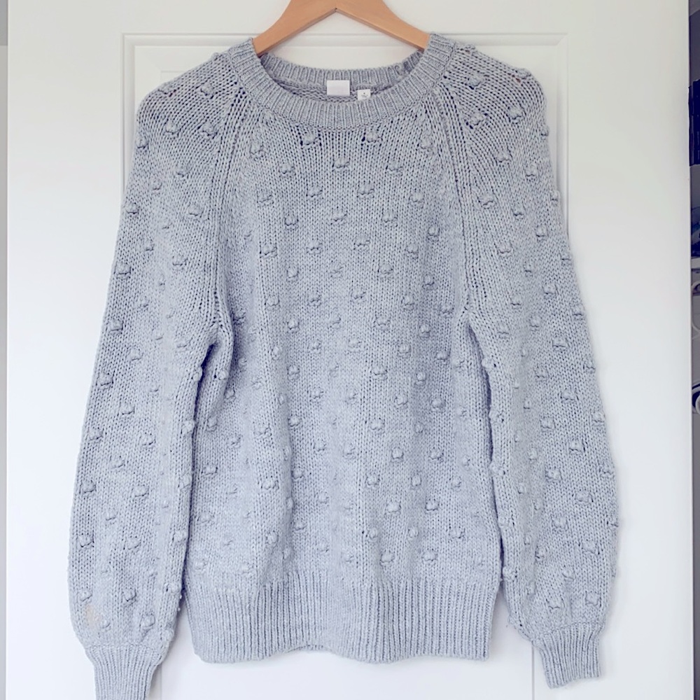 GAP - Grey/blue dot sweater